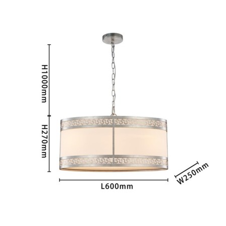 Suspension chandelier Exortivus 250 mm, E14 120W-2