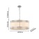 Suspension chandelier Exortivus 250 mm, E14 120W