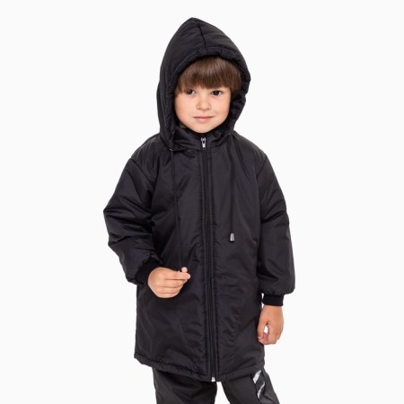 Jacket for a boy, black color, height 128-134 cm-3