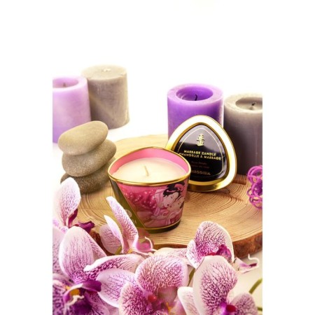 Candle - aromatic massage for shunga "rose", 170 ml-8