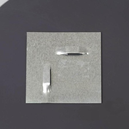 Mirror, wall -mounted, with sandblasting graphics, 57 × 34 cm-2