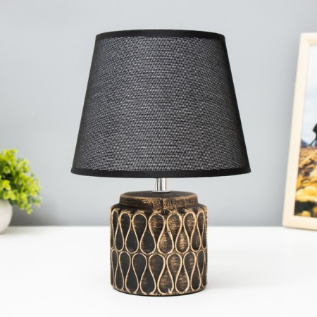 HELP LAM 32166/1 E14 40W Black with a golden patina 20x20x28 cm Risalux