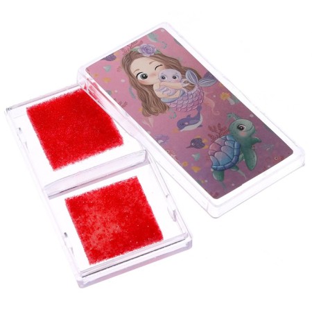 Printing Color "Mermaid", set of 3 pcs., Dilon-flip with 2 nozzles, stamp pillow-5
