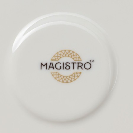 Coffee steam Magistro porcelain Kingdom, mug 120 ml, saucer 12.7 cm-7