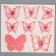 Topper "Butterflies", cardboard on the substrate, with wire