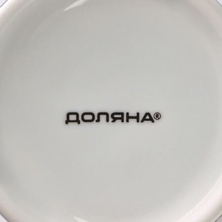 Gold porcelain mug, 300 ml, white color-4