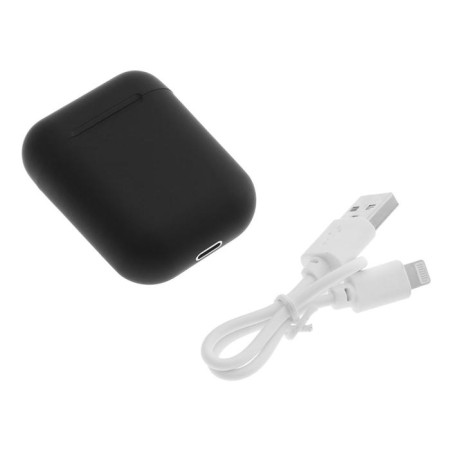 Wireless headphones Luazon i12, TWS, BT 5.0, 35/300 mAh, sensor, matte, black-6