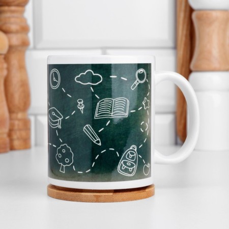 Sublimation mug "Best Teacher", with application-3