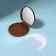 Mirror folding "chocolate miracle", with a comb, d = 6.6 cm, color mix