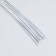Floristic wire in a white paper braid, length 36 cm, 1.2 mm, set 20 pcs