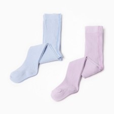 A set of tights of crumb I am Basic Line, height 62-68 cm, blue / lilac