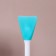 Brush for masks, bilateral, silicone, 14.8 cm, turquoise color
