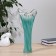 Vase "Wave" h 400 mm. (into glassbreed) green.