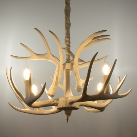 Caust "Horn" 4he14 40w is white 65x65x40-130 cm Bayerlux-2