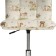 Computer chair of quadro s40-15 metal/fabric, chrome/white 42x57x86 cm