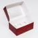 Packaging for 6 cupcakes with the "Happy New Year" window, 25 x 17 x 10 cm