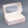 Gift folding box with a window, packaging, "happy moments", 25 x 15 x 7 cm