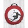 Siddle Pill "Ninja in the jump", decorative, D = 52 cm