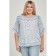 Female blouse, size 60, blue color