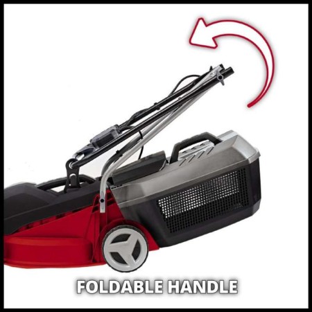 Electric lawn mower einhell gc -em 1030, 1000 watts, 3400 rpm, 30cm, 30-70 mm, 25 liters-3