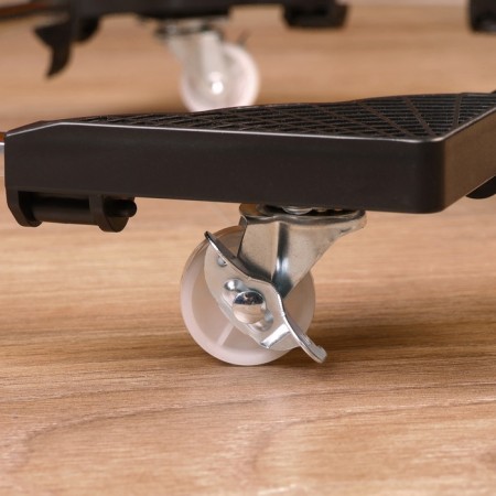System unit stand on wheels, universal, 22/34 - 42/53 cm, metal, plastic-3