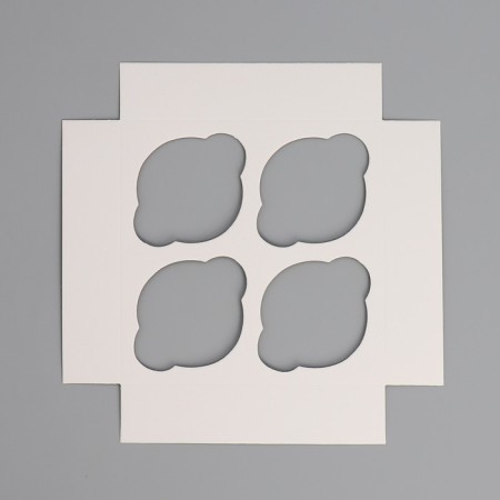 Capley box, confectionery packaging with a window, 4 cells "Happy Teacher", 16 x 16 x 10 cm-5