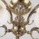 Campina chandelier, 5x60W E27, bronze color