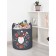 Basket for toys "Happy Santa Claus, size 35x35 cm