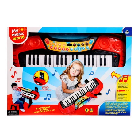 Synthesizer Floor "composer", sound, light effects, with a microphone-17