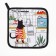 Kitchen-kitchen “meow” mittens of 20x28cm, take 17x17cm, 35% x/l, 65% p/e