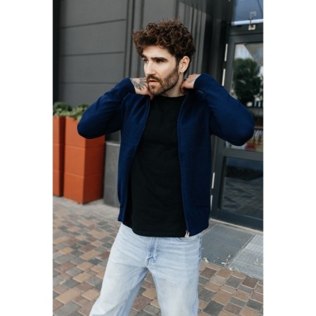 Jumper male ise, size 58, dark blue color-3