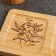 Menzhitsa wooden "Flowers", 17x9.5x1.5 cm