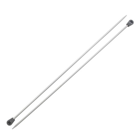 Right aluminum knitting needles with 35 cm/3.5 mm coating-1