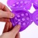 The shape for soap is silicone "massage" 4 pcs., Size 1 pc. - 7.1 × 3.5 × 5 cm