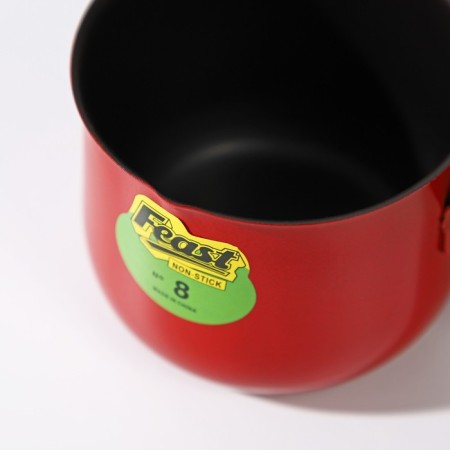 Turk "Corsica", 550 ml, 20.5 × 10.5 × 8.5 cm, anti -stick coating, red color-3