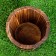 Kashpo wooden "Round shade" 10*10*10cm
