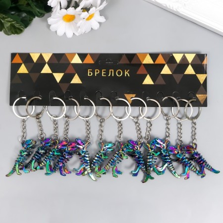 Browler Metal "Rainbow skeleton of a dinosaur" 1.7x4.5x6 cm-2