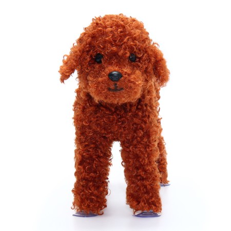 Dog doll, 30 cm, brown-1