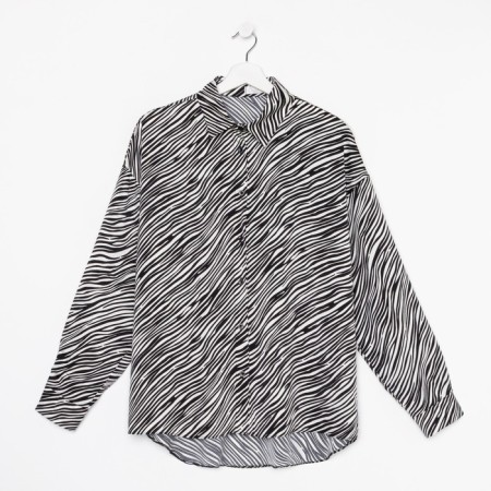 Female blouse, color h/b, zebra print, size 54-5