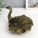 Interior polystone stand "Swerdow" under the brass 16x14x15 cm