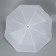 Mechanical umbrella "plain", 3 additions, 8 spokes, r = 48 cm, white color