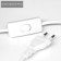 Charlie table lamp 1x40W E27 white 18x15.5x45.5 cm Risalux
