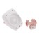 Body massage LEM-13, anti-cellulite, 2 modes, battery, 400 mAh, from USB, white