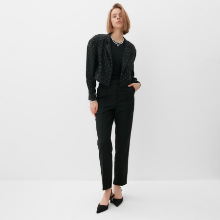 Women's jacket Minaku: Green Trend Black Color, Rr. 42-3
