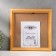 Photo frame pine amber 2/1 20x20 cm