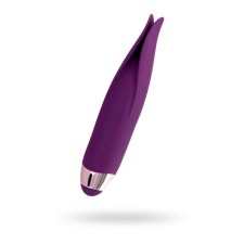Vibroostimulator L’Eroina by Toyfa Flo, 10 modes, silicone, purple color, 18.5 cm