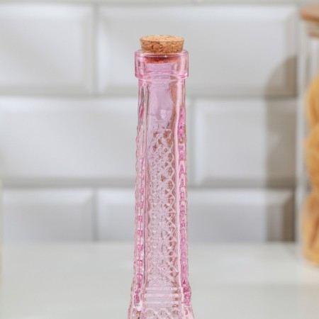 Glass bottle for oil "Paris", 250 ml, h = 24 cm, color mix-2