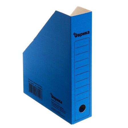 A4 storage, archive from microgofrotcard Calligrata, 75 mm, up to 700 l, blue-4