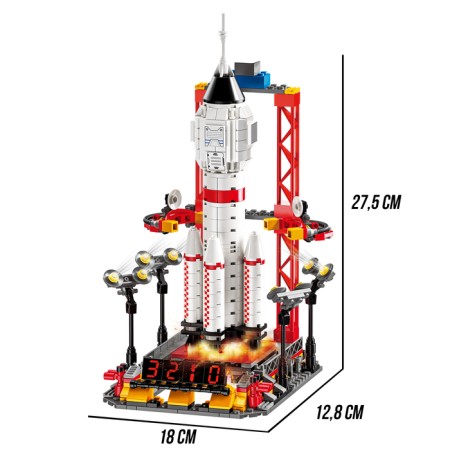 Designer "Cosmos. Rocket ", 696 details-1