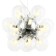 Suspended chandelier Roxie 16xg9 LED 5W, size 45x45x49-150 cm, chromium color